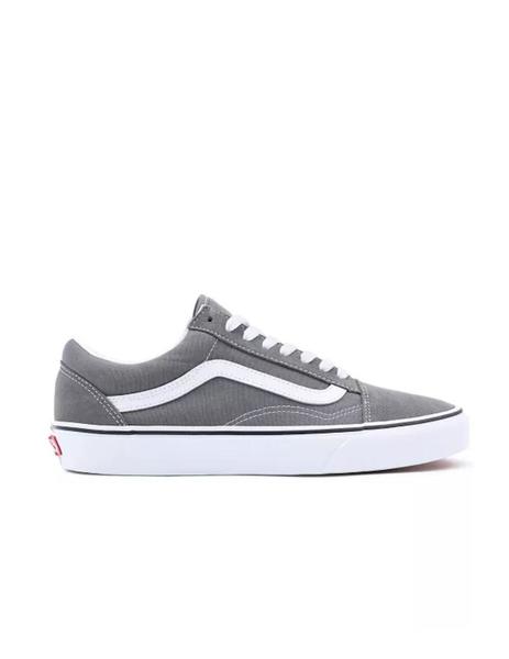 Vans grises clearance y blancas