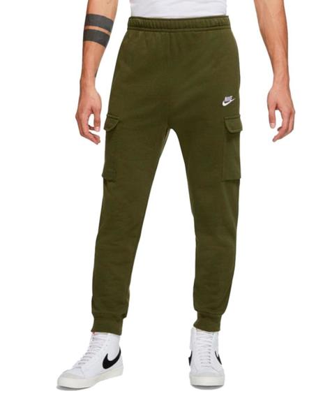 Galleta guapo El cuarto Pantalon Nike Sportswear Club Hombre Verde