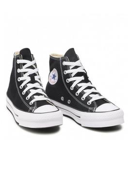 Zapatilla Converse Eva Platform Alta Lona GS Negro