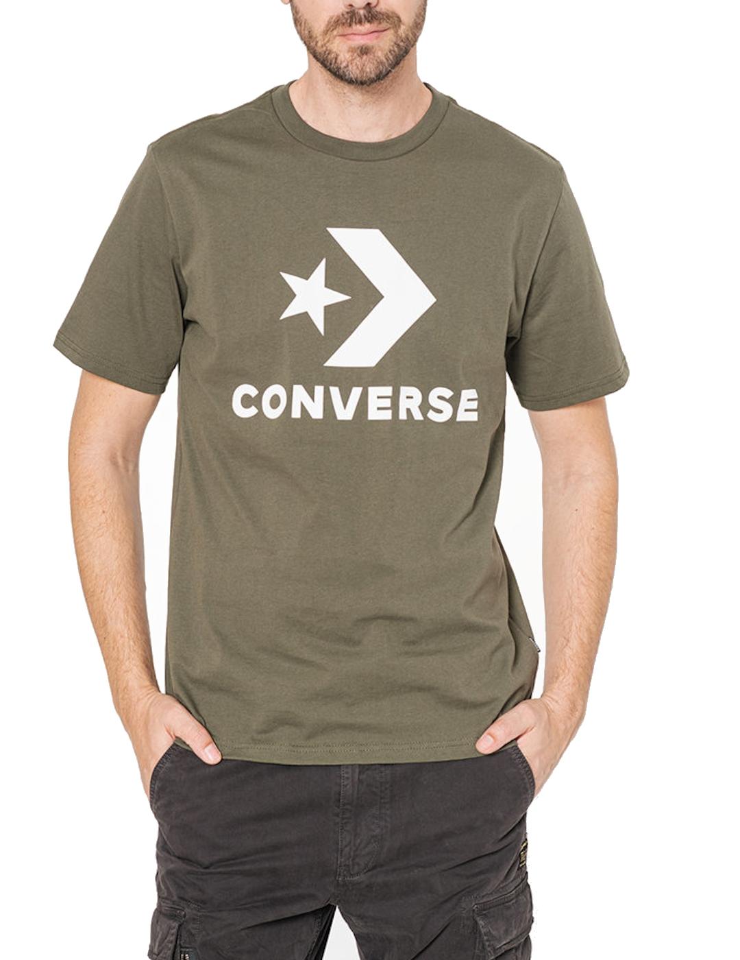 Camiseta Converse Star Chevron Hombre Khaki
