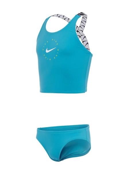 coser fusión regla Conjunto Nike Playa Niña Azul