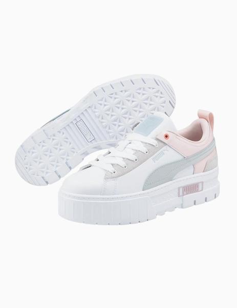 Zapatilla Mujer Puma Mayze Raw Blanca Rosa