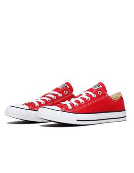 Zapatilla Converse All Star Baja Lona Rojo