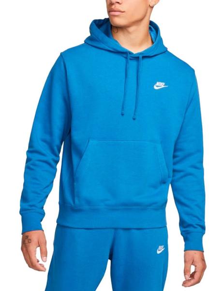 cable Conversacional Subir y bajar Sudadera Nike Sportswear Club Hombre Azul