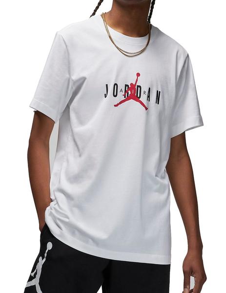Cambios de Escrupuloso Instantáneamente Camiseta Nike Jordan Air Blanca