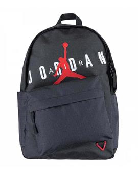 Mochila Jordan Banner Logo Negro/Rojo